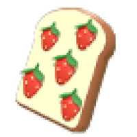Strawberry Toast Flying Disc - Ultra-Rare from Winter 2022